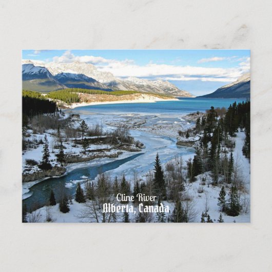 Cline River, Alberta, Kanada Postkarte (Vorderseite)