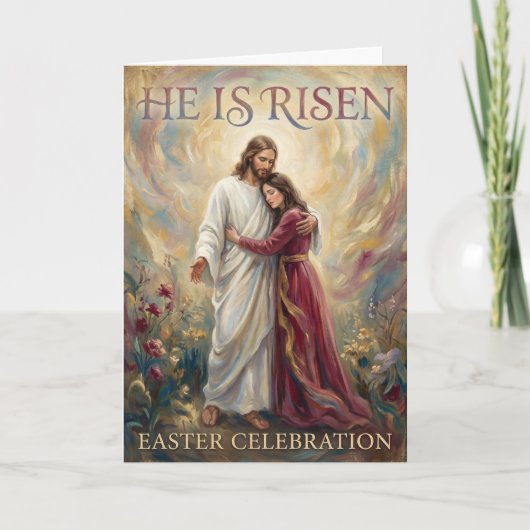 Clinging to the Risen One Easter Card Karte (Vorderseite)