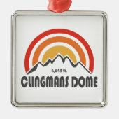 Clingmans Dome Ornament Aus Metall (Vorne)