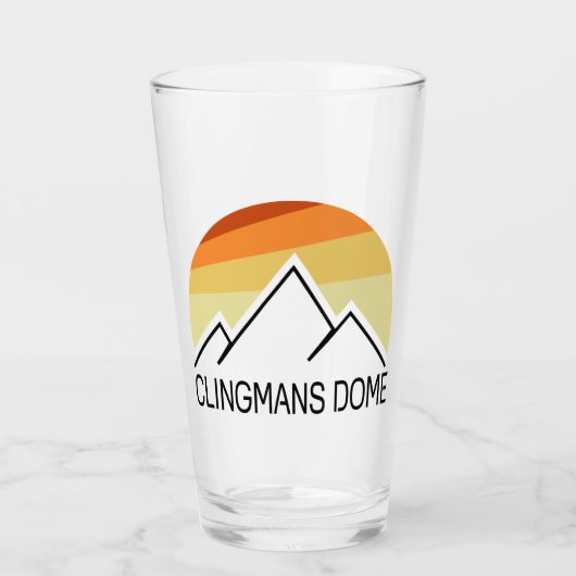 Clingmans Dome Retro Glas (Vorderseite)