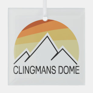 Clingmans Dome Retro Ornament Aus Glas