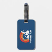 Clingmans Dome Sun Eagle Gepäckanhänger (Rückseite vertikal)