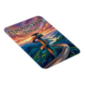 Clingmans Dome Tennessee Magnet (Rechte Seite)