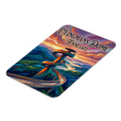 Clingmans Dome Tennessee Magnet (Linke Seite)