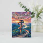 Clingmans Dome Tennessee Postkarte (Stehend Vorderseite)