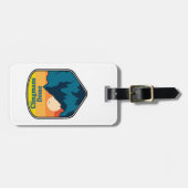 Clingmans Dome Tennessee Sunrise Gepäckanhänger (Vorderseite horizontal)