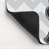 Clingy Black Lab Off-Leash Art™ Mousepad (Ecke)