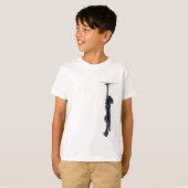 Clingy Black Lab Off-Leash Art™ T-Shirt (Vorne ganz)