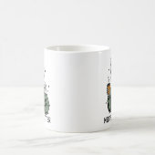 "CLINGY" Funny Scratching Cat Mug Kaffeetasse (Mittel)