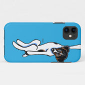 Clingy Jack Russell Off-Leash Art™ Case-Mate iPhone Hülle (Rückseite (Horizontal))