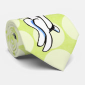 Clingy Jack Russell Off-Leash Art™ Krawatte (Gerollt)