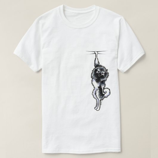 Clingy Keeshond T-Shirt (Design vorne)