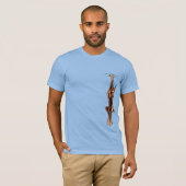 Clingy Red Rust Doberman Pinscher T-Shirt (Vorne ganz)
