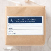 Clinic Room Patient Doctor Healthcare Labels (Insitu)