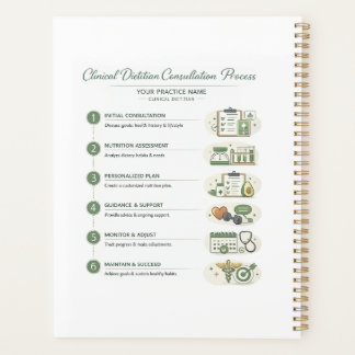 Clinical Dietitian Planner Patient &Practice Notes Planer