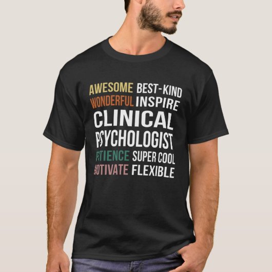 Clinical Psychologist Appreciation T-Shirt (Vorderseite)