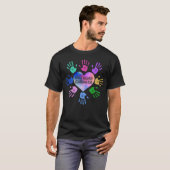 Clinical Research Coordinator Hand Heart T-Shirt (Vorne ganz)