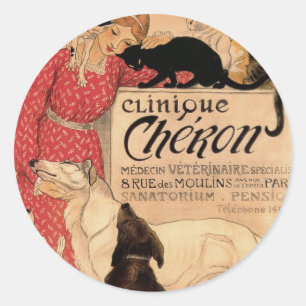 Clinique Cheron Runder Aufkleber