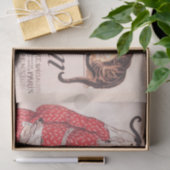 Clinique Cheron Vintag Dog Cat Steinlen Poster Seidenpapier (Geschenk)