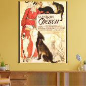 Clinique Cheron Vintage Tierarzneimittelwerbung Leinwanddruck (Insitu (Wohnzimmer))