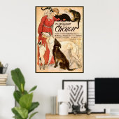 Clinique Cheron Vintage Tierarzneimittelwerbung Poster (Heimbüro)