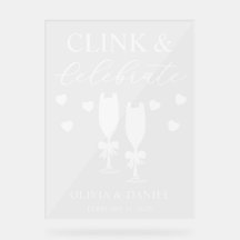 Clink & Celebrate Wedding Reception