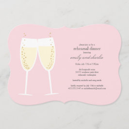 Clink Glasses Wedding Probe Einladung