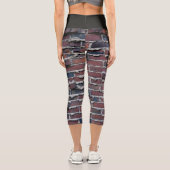 Clinker Brick High Waisted Capris (Rückseite)