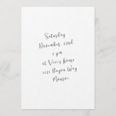 Clinking Glasses Girl's Party Einladung (Rückseite)