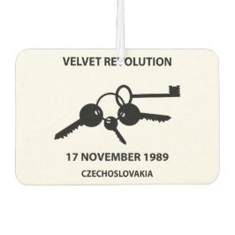 Clinking keys - velvet revolution symbol autolufterfrischer