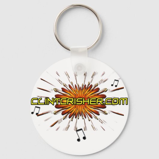 ClintCrisher.com Schlüsselanhänger (Vorderseite)