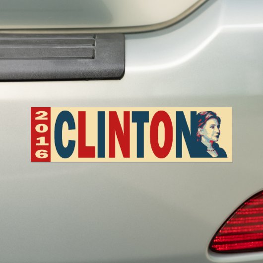 Clinton 2016 autoaufkleber (Auf Auto)