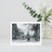 Clinton Ave, Herrenhäuser, Brooklyn Vintag Postkarte (Stehend Vorderseite)