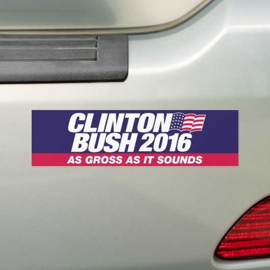 Clinton Bush 2016 Autoaufkleber (Auf Auto)