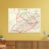 Clinton, Center Landkreise Leinwanddruck (Insitu (Wohnzimmer))