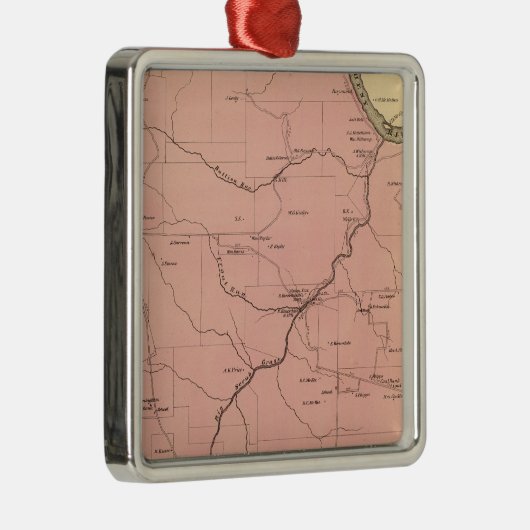 Clinton-Gemeinde Silbernes Ornament (Rechts)