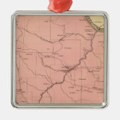 Clinton-Gemeinde Silbernes Ornament (Vorne)