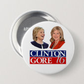 Clinton/Gore 16 Button (Vorne & Hinten)