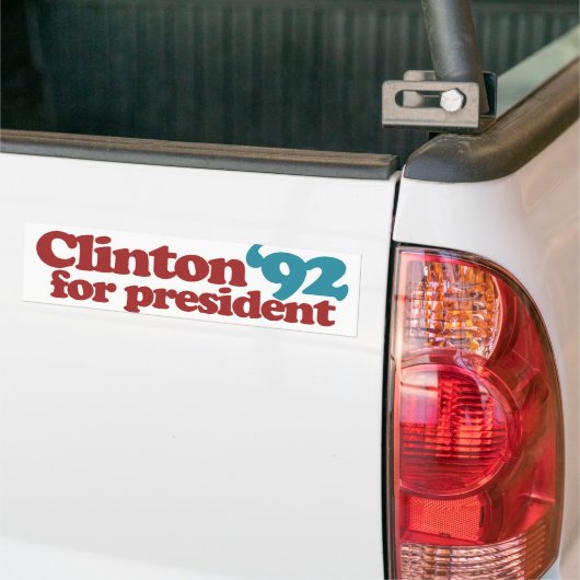 Clinton Gore 92 Autoaufkleber (Auf Lkw)