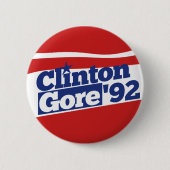 Clinton Gore 92 Button (Vorderseite)