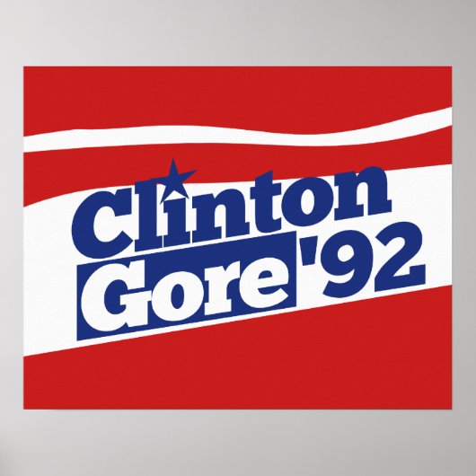 Clinton Gore 92 Poster (Vorne)