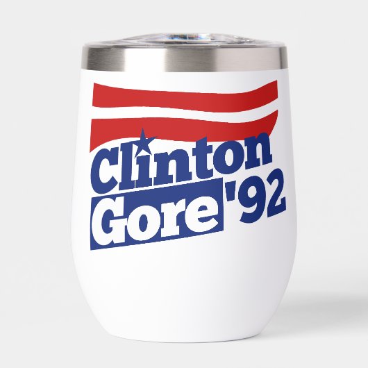 Clinton Gore 92 retro 90s bill clinton al gore (Vorderseite)