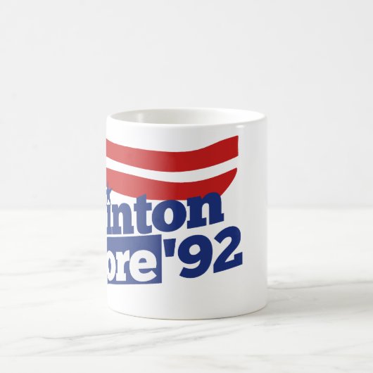Clinton Gore 92 retro 90s bill clinton al gore Kaffeetasse (Mittel)