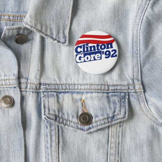 Clinton Gore 92 Retropolitik Button (Beispiel)