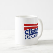 Clinton Gore 92 Retropolitik Kaffeetasse (VorderseiteRechts)
