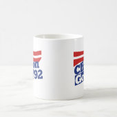 Clinton Gore 92 Retropolitik Kaffeetasse (Mittel)