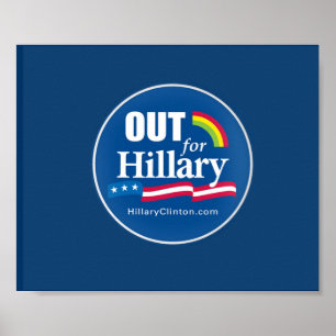 Clinton "heraus" Plakat-Homosexuelles Poster