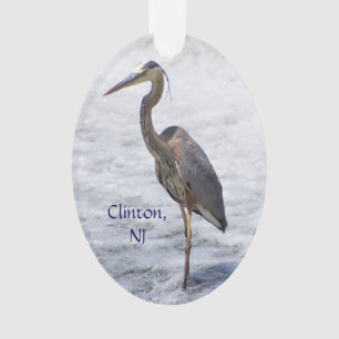 Clinton Heron Ornament