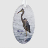 Clinton Heron Ornament (Vorderseite)