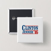 Clinton Jenner 2016 Button (Vorne & Hinten)
